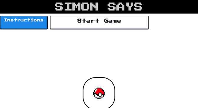 Simon Says - Poké Style [Desktop Compatible Only]